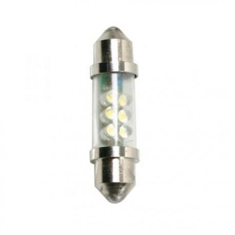 Lámpara 24 v. blanca 6 leds SILURO