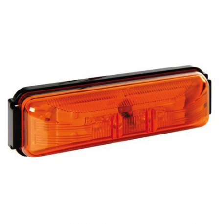 Luz lateral 4 leds ambar 24 v.