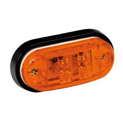 Luz lateral 2 leds ambar 24 v.