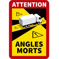 Etiqueta magnética "Angles Morts" para Francia