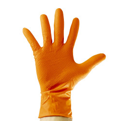 Guantes de nitrilo Lion naranja