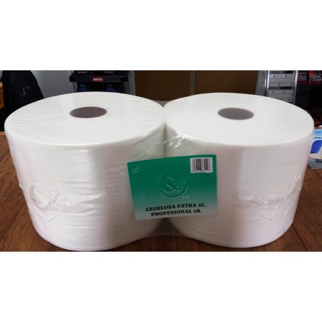 Pack 2 bobinas de papel 3 kg. celulosa extra 2 capas
